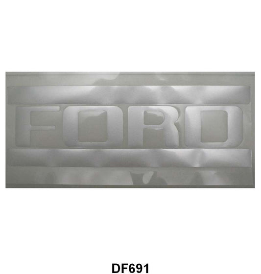 STEPSIDE TAILGATE LETTER DECALS - 53-72 PICKUP SILVER LETTERS