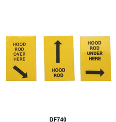 HOOD PROP DECAL SET - 60-63 FALCON, COMET