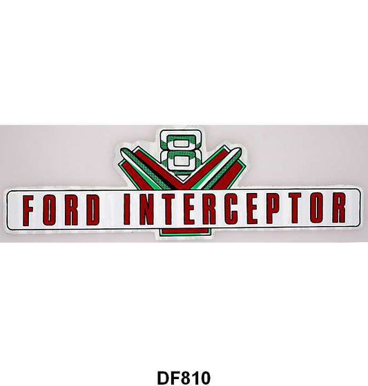 VALVE COVER DECALS - 57-59 PASS "FORD INTERCEPTOR"