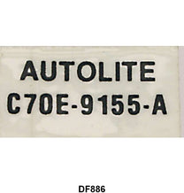 FUEL FILTER DECAL - 69-70 BOSS 302, 67-70 FAIRLANE/MUSTANG 390, 428