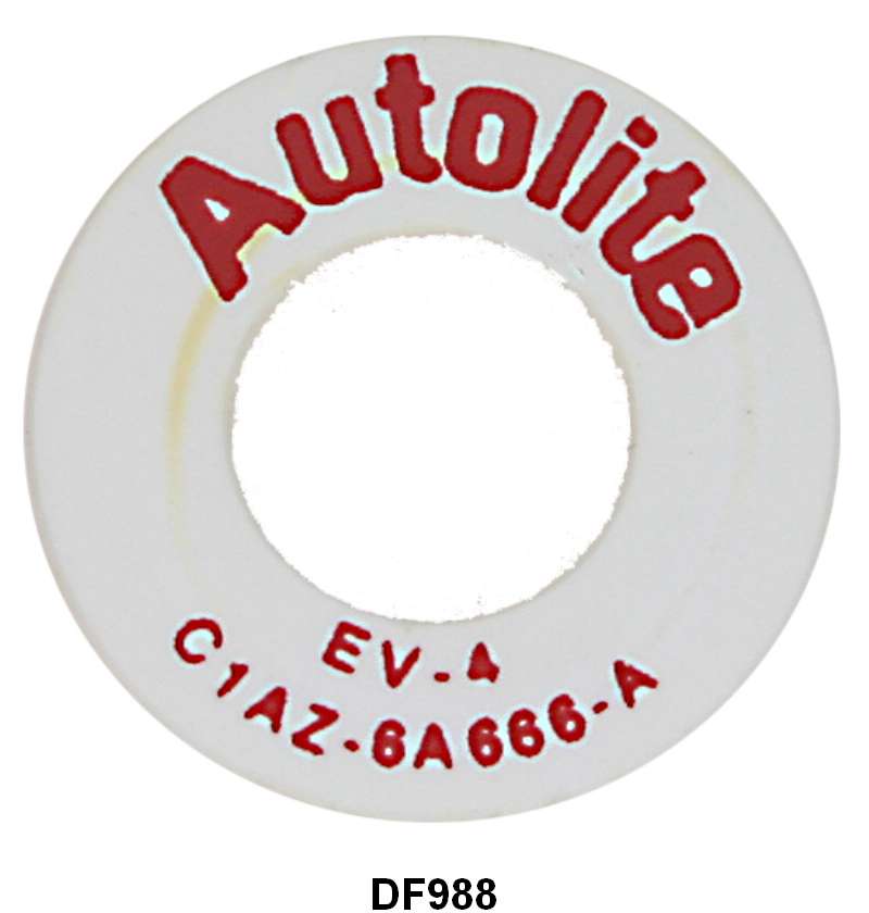 PCV PLASTIC RING - 62-68 FAIRLANE, 64-70 MUSTANG 61-70 FALCON 170/200