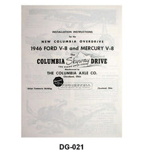 COLUMBIA AXLE INSTALLATION INSTRUCTIONS - 41-48 PASS/MERC