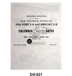 COLUMBIA AXLE INSTALLATION INSTRUCTIONS - 41-48 PASS/MERC
