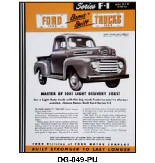 SALES BROCHURE - 49 F-1