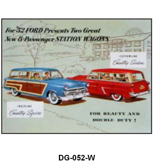 SALES BROCHURE - 52 WAGON