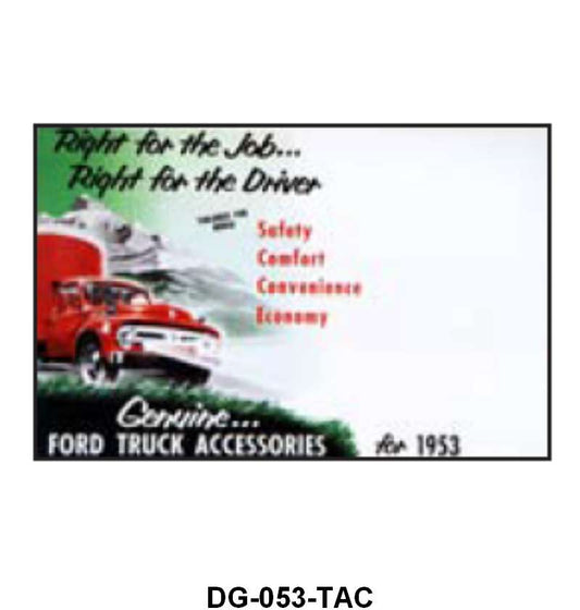 ACCESSORY BROCHURE - 53 F-100/F-350