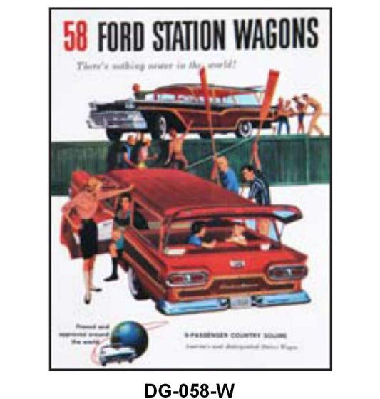 SALES BROCHURE - 58 STATION WAGON