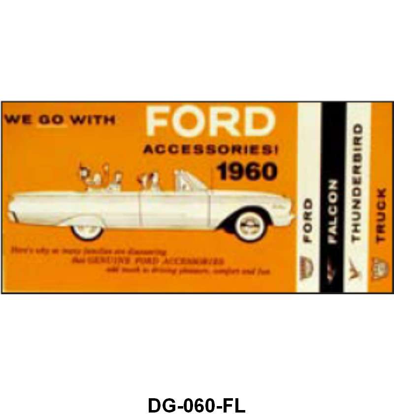 ACCESSORIES BROCHURE - 60 FALCON, T-BIRD & TRUCK COLOR