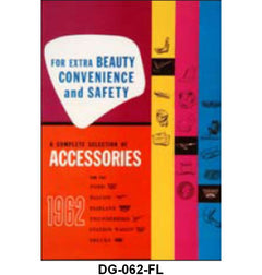 ACCESSORIES BROCHURE - 62 FALCON, FAIRLANE, T-BIRD, PICKIUP