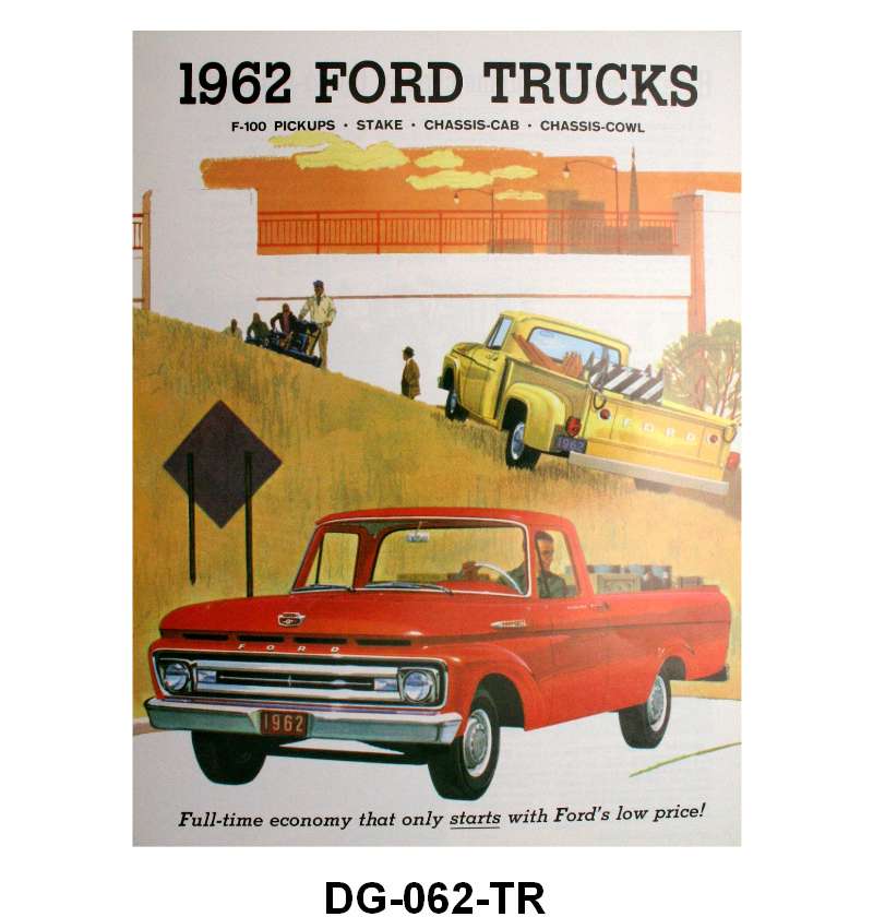 SALES BROCHURE - 62 F-100/F-350