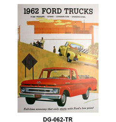 SALES BROCHURE - 62 F-100/F-350
