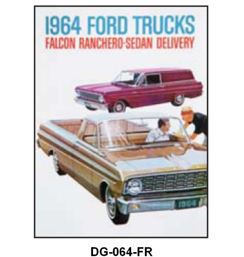 64 Ranchero Driver SALES BROCHURE - 64 FALCON, RANCHERO