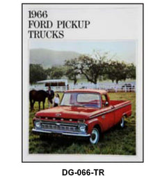 SALES BROCHURE - 66 F-100/F-250