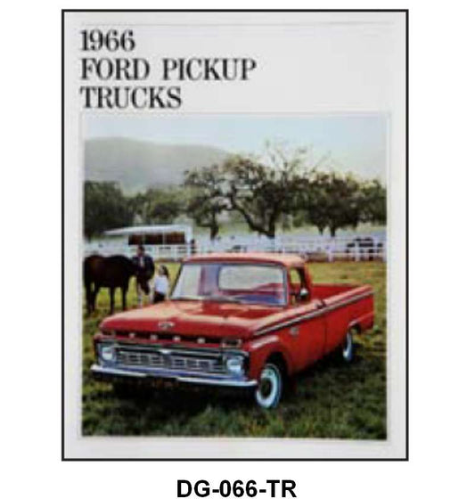 SALES BROCHURE - 66 F-100/F-250