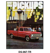 SALES BROCHURE - 67 F-100/F-250