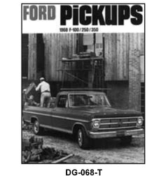 SALES BROCHURE - 68 F-100/F-350