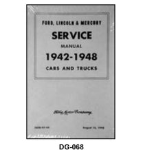 SERVICE MANUAL - 42-48 PASSENGER, MERCURY, 42-47 PU
