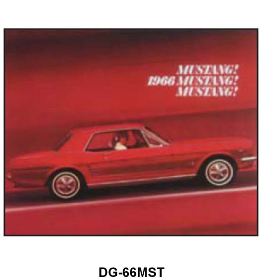 SALES BROCHURE - 66 MUSTANG