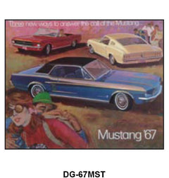 SALES BROCHURE - 67 MUSTANG