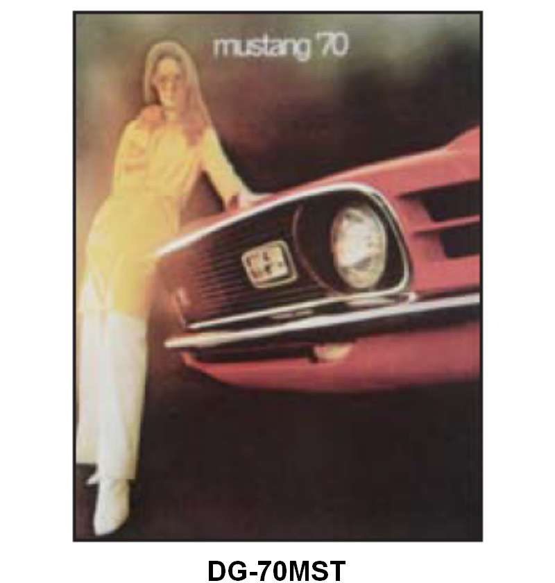 SALES BROCHURE - 70 MUSTANG