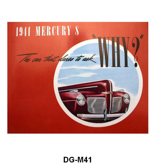SALES BROCHURE - 41 MERCURY