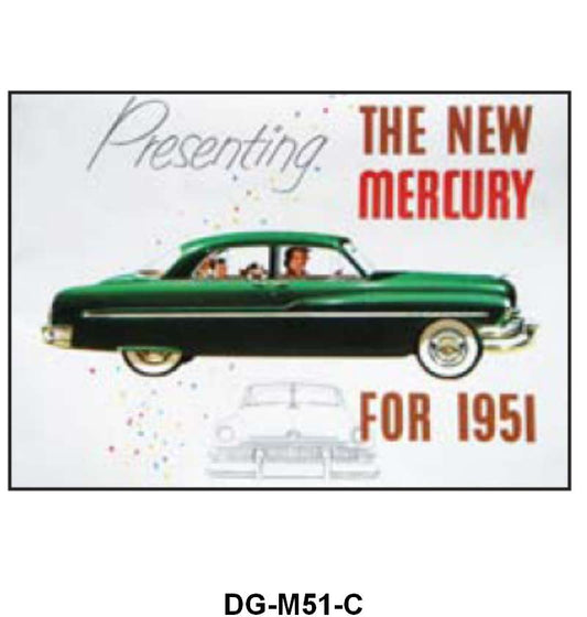 SALES BROCHURE - 51 MERCURY