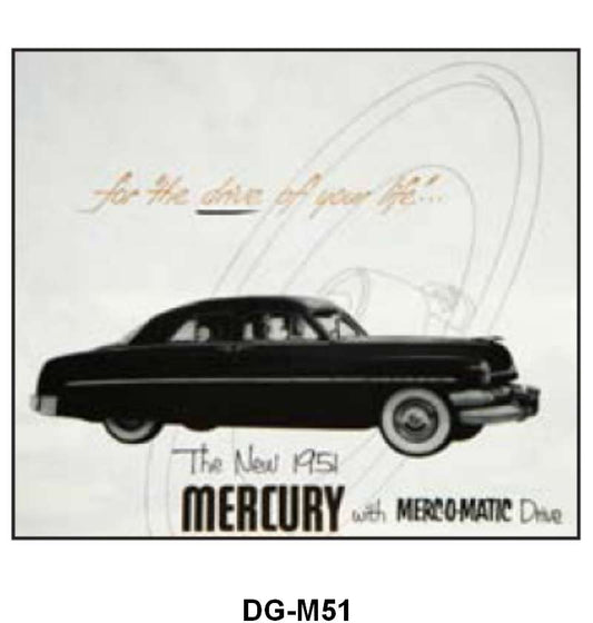 SALES BROCHURE - 51 MERCURY
