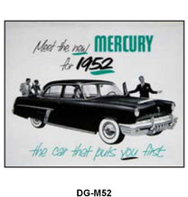 SALES BROCHURE - 52 MERCURY