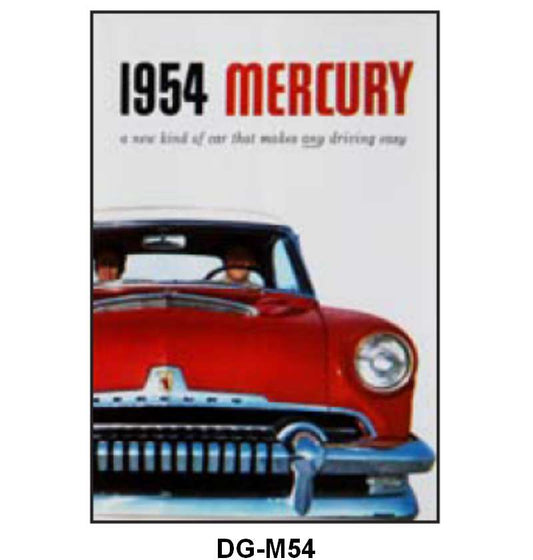 SALES BROCHURE - 54 MERCURY
