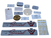 DECAL KIT - 1957 PASS & RANCHERO V8, EXCEPT RETRACTABLE, 14 pieces