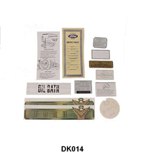 DECAL KIT - 54 ALL PASS V8, 11 pieces