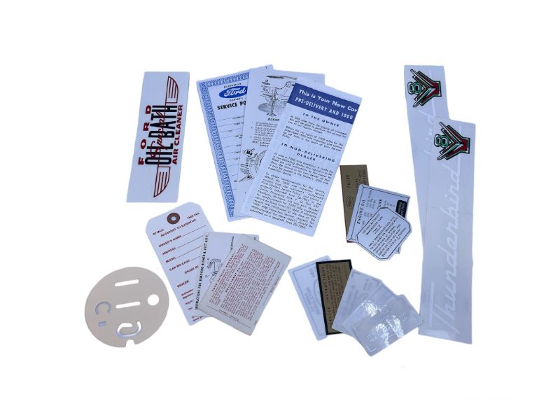 DECAL KIT - 56 ALL PASSENGER V8, 18 pieces