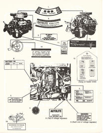 DECAL KIT - 65 FALCON, RANCHERO WITH 289, 14 pieces