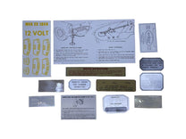 DECAL KIT - 56 T-BIRD, 13 pieces