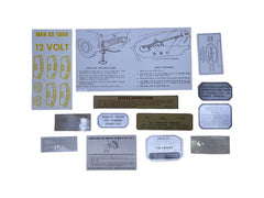 DECAL KIT - 56 T-BIRD, 13 pieces