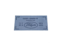 GENERATOR DECAL - 62-64 COMET