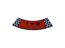AIR CLEANER DECAL - 62-64 COMET, 170