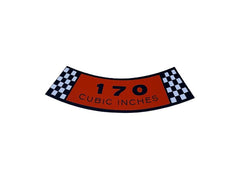 AIR CLEANER DECAL - 62-64 COMET, 170