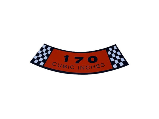 AIR CLEANER DECAL - 62-64 COMET, 170