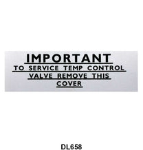 HEATER BOX INSTRUCTION DECAL - 50-51 MERCURY