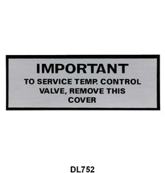 HEATER DOOR DECAL - 50-51 MERCURY