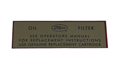 OIL FILTER DECAL - 54-56 MERCURY