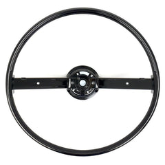 STEERING WHEEL - 70-72 GALAXIE 70-71 TORINO 70 MUST, BLACK, 2 SPOKE