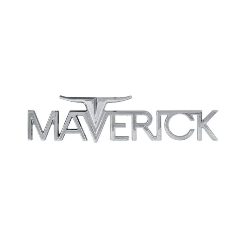 FENDER EMBLEM/SCRIPT - 70-74 "MAVERICK" LEFT OR RIGHT HAND