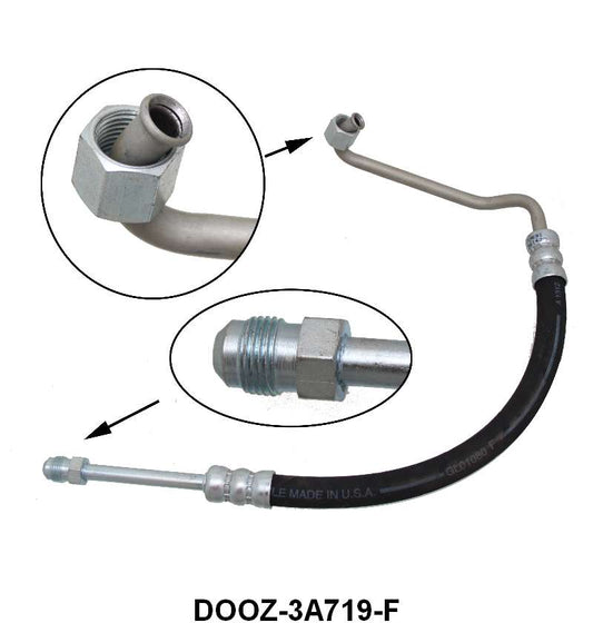 PWR. STR. PRESSURE HOSE-PUMP END - 69 MUST 351, 70 MUST 429