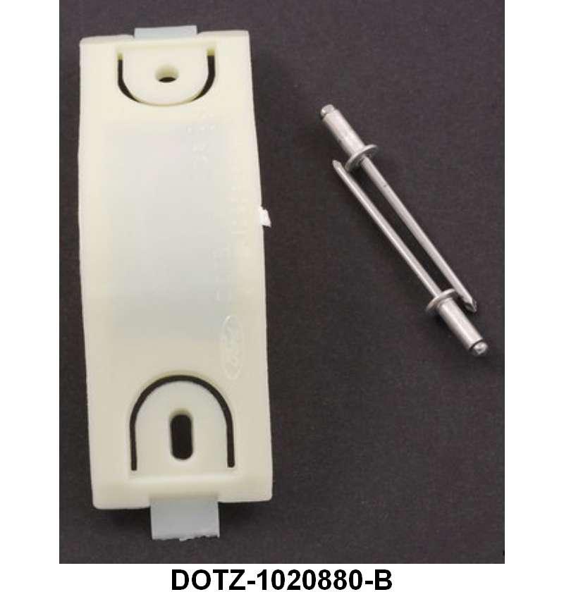 FENDER/DOOR/BED SIDE MOLDING CLIP - 70-72 F-100/F-250 3-5/8" WIDE 34 REQ