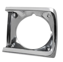 HEADLIGHT DOOR/BEZEL - 70-72 F-100/F-350 RH ALUMINUM WITHOUT BLACK