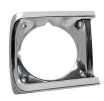 HEADLIGHT DOOR/BEZEL - 70-72 F-100/F-350 LH ALUMINUM WITHOUT BLACK