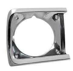 HEADLIGHT DOOR/BEZEL - 70-72 F-100/F-350 LH ALUMINUM WITHOUT BLACK