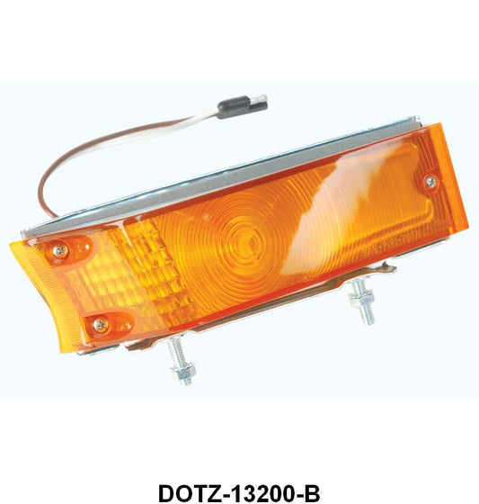 PARK LIGHT ASSEMBLY - 70-72 F-100/F-350 RH, WITH FoMoCo SCRIPT